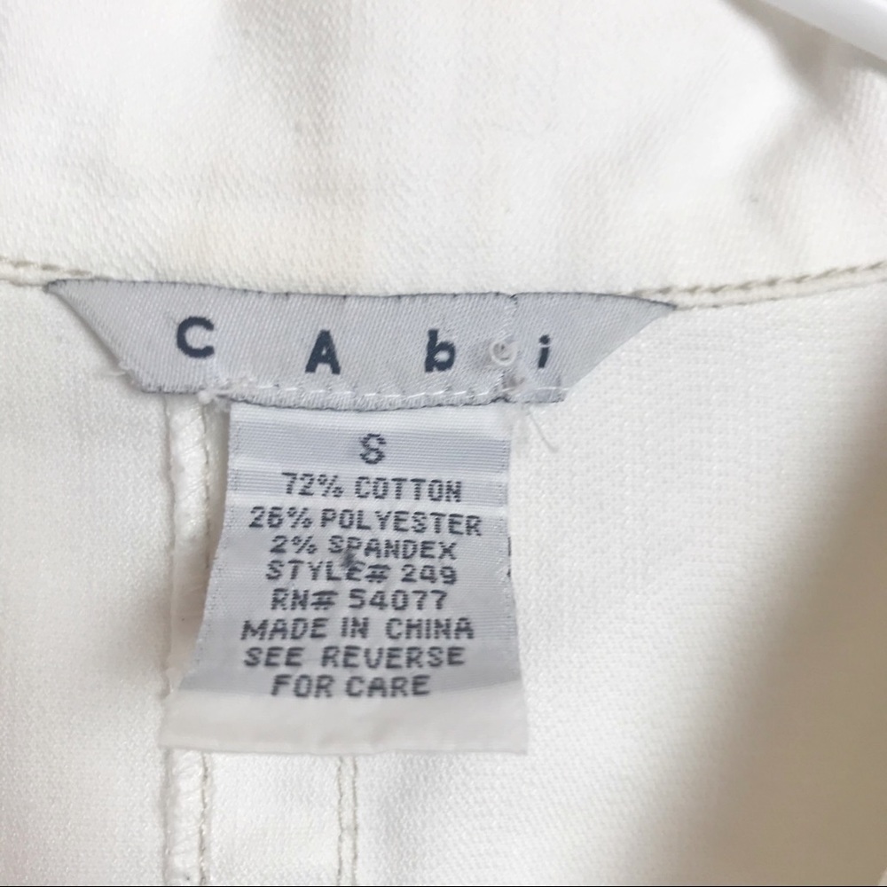 Cabi White Denim Jacket - Picture 3 of 6